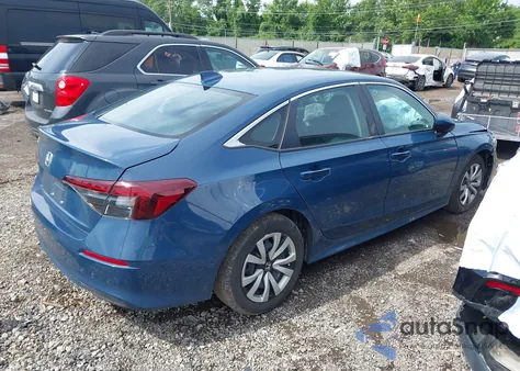 2025 Honda Civic Lx из США, поврежденный, VIN 2HGFE2F27SH516582